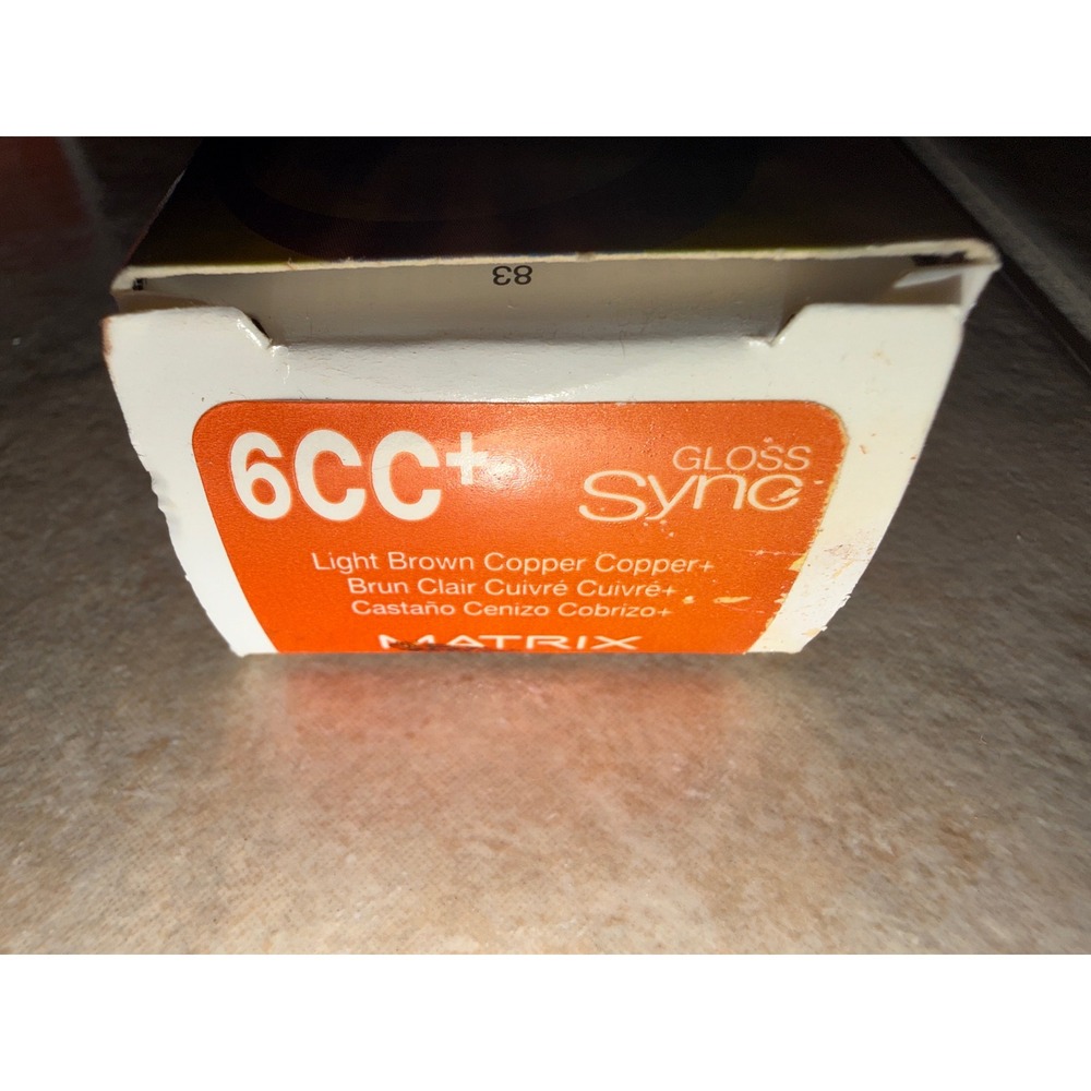 Matrix Gloss Sync 6CC+ Light Brown Copper Copper Demi Permanent hair care